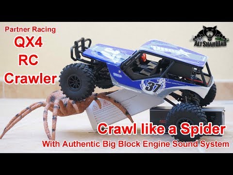 Partner Racing QX4 Mini RC Rock Crawler with Simulated Engine Sound System - UCsFctXdFnbeoKpLefdEloEQ