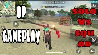 Unbelievable Solo Vs Squad Overpower Best Moment - Garena Free Fire ...