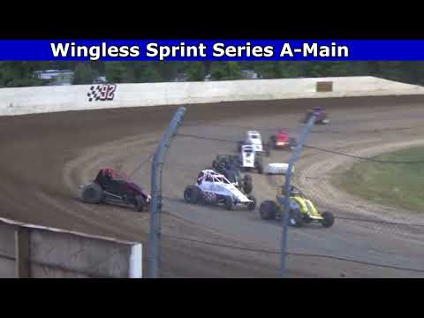 Grays Harbor Raceway, June 18, 2022, Wingless Sprint Series A-Main - dirt track racing video image