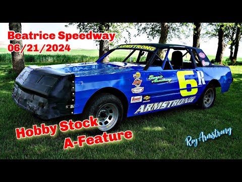 06/21/2024 Beatrice Speedway Hobby Stock A-Feature - dirt track racing video image