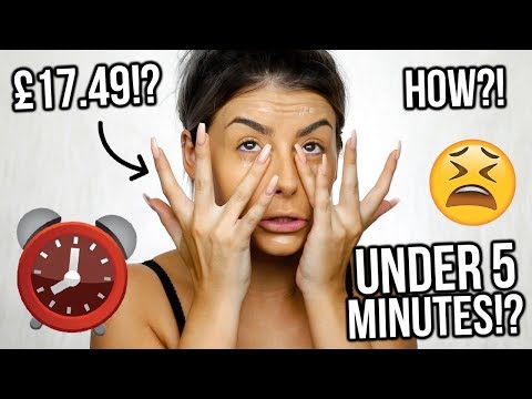 RUNNING LATE BACK TO SCHOOL MAKEUP TUTORIAL! 5 MINUTE MAKEUP CHALLENGE! UNDER £20 FULL FACE?! - UCeOYFSJpQT27y3V6faZNC2g