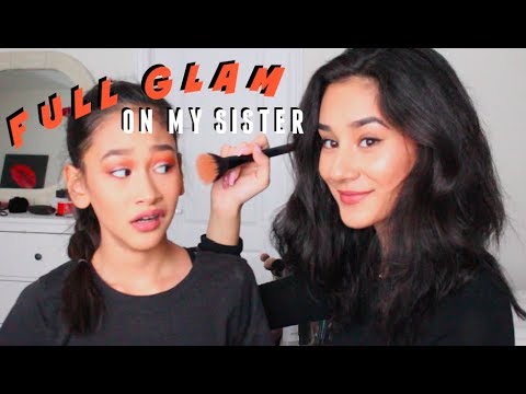 FULL GLAM ON MY 12YR OLD SISTER!! - UCkRZ0ndauRGAgAxb4stK0TQ