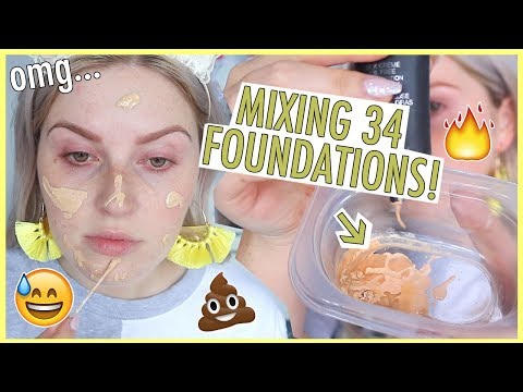 MIXING ALL MY LIQUID FOUNDATION TOGETHER ⁉️ - UCMpOz2KEfkSdd5JeIJh_fxw