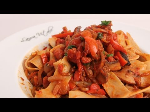 Vegetarian Cacciatore Recipe - Laura Vitale - Laura in the Kitchen Episode 334 - UCNbngWUqL2eqRw12yAwcICg