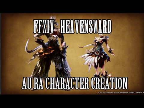 FFXIV Heavensward: Au Ra Character Creation Preview (New Race) - UCALEd8FzfaUt-HBBZctO9cg