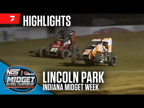 𝑯𝑰𝑮𝑯𝑳𝑰𝑮𝑯𝑻𝑺: USAC NOS Energy Drink National Midgets | Lincoln Park Speedway | June 6, 2024 - dirt track racing video image