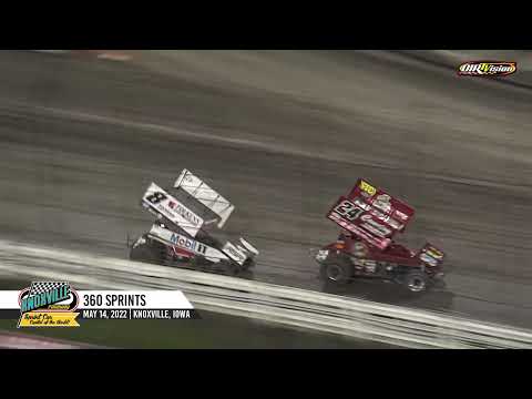 Knoxville Raceway 360 Highlights #1 / May 14, 2022 - dirt track racing video image