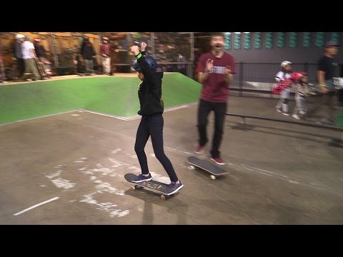 GIRL SKATEBOARDER DROPS IN FOR HER FIRST TIME! - UC9PgszLOAWhQC6orYejcJlw