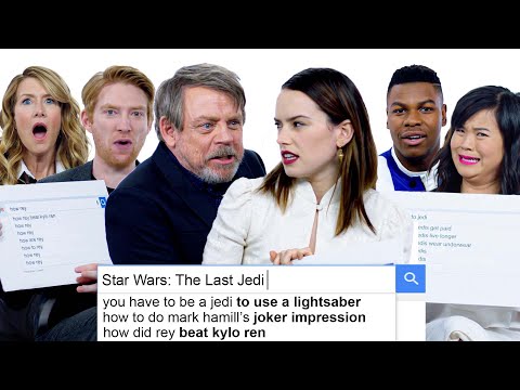 The Last Jedi Cast Answers the Web's Most Searched Questions | WIRED - UCftwRNsjfRo08xYE31tkiyw