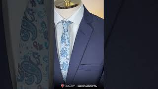 Terno Slim Comfort Azul Marinho - Microfibra