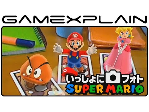 Photos with Super Mario - Mario AR Cards 3DS Gameplay Footage (Japanese Nintendo Direct) - UCfAPTv1LgeEWevG8X_6PUOQ