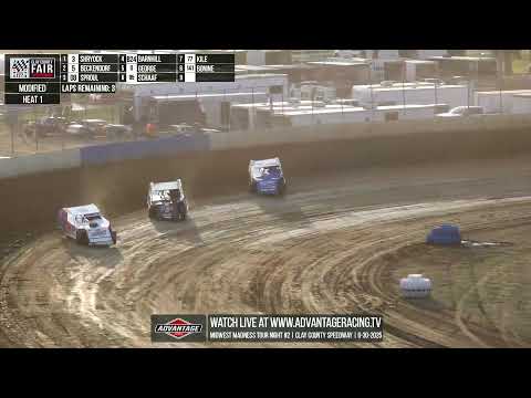 Midwest  Madness Tour Night #2 | Clay County Speedway | 6-30-2025 - dirt track racing video image