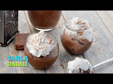 चॉकलेट मूस (Chocolate Mousse, Eggless Chocolate Moussee) by Tarla Dalal - UCYRRwNWXxCKFaVjFuXo1I8Q