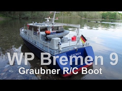 R/C Boat WP Bremen 9 von Graupner Wasserschutz Polizeiboot - UCNWVhopT5VjgRdDspxW2IYQ