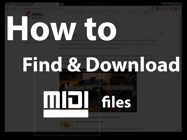 How to Find a Classical Music MIDI File
