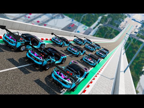 BeamNG CAR JUMP ARENA But It's Multiplayer & We Are Driving HYPER CARS!