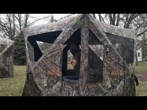 Unboxing of the Ameristep Dominator hub style ground blind. Is it right for you? - UCK0cGARqmrjIi5vx54snY6A