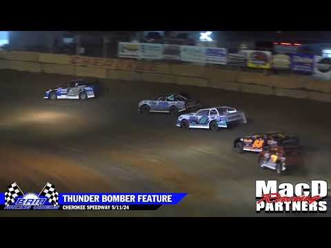Thunder Bomber Feature - Cherokee Speedway 5/11/24 - dirt track racing video image