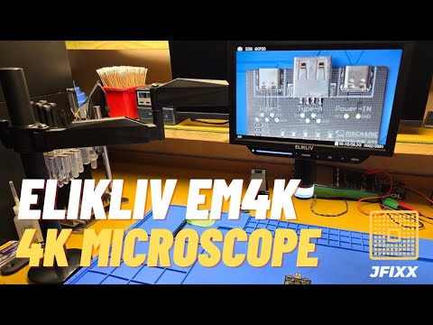 Electronics Workbench Build - Elikliv EM4K Microscope