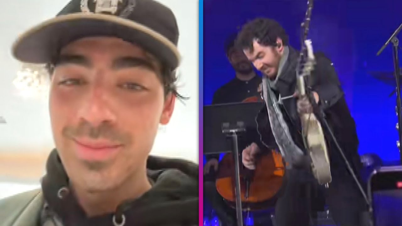 Joe Jonas REACTS to Kevin TRIPPING On Stage!