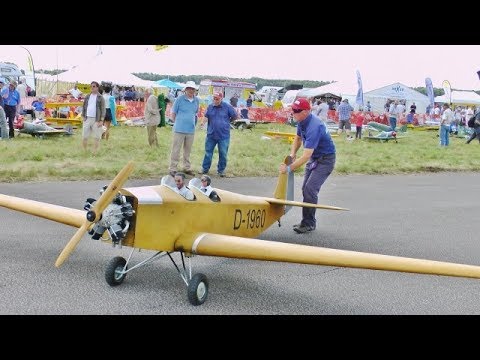 1/2 SCALE RC KLEMM KL 25 GERMAN TRAINER 1928 - VALACH 420cc RADIAL AT LMA RAF COSFORD - 2017 - UCMQ5IpqQ9PoRKKJI2HkUxEw