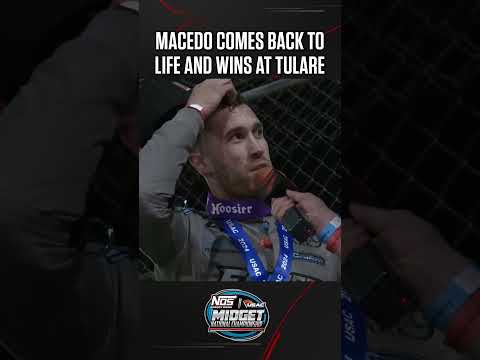 🏁🔊 Macedo on the bizzare ending to his #USAC midget win at Tulare - dirt track racing video image