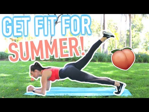 GET FIT FOR SUMMER! Full Body At Home Workout! No equipment Needed! | Jeanine Amapola - UCrcYxVSkBgg9szDSwwZaNwg