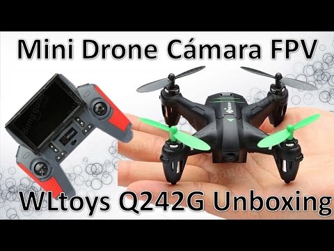 WLtoys Q242G Mini Drone Con Camara FPV Barato Unboxing Español - UCLhXDyb3XMgB4nW1pI3Q6-w