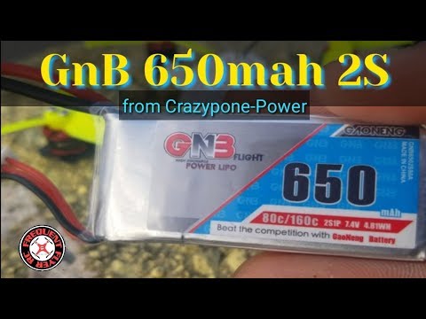 GnB 650mah 2S Battery From Crazepony-Power - UCNUx9bQyEI0k6CQpo4TaNAw