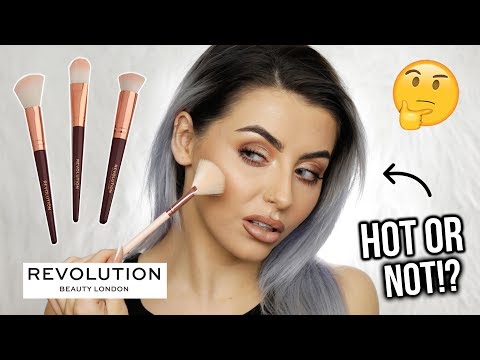 TESTING MAKEUP REVOLUTION BRUSHES! FULL FACE USING REVOLUTION BRUSHES - UCeOYFSJpQT27y3V6faZNC2g