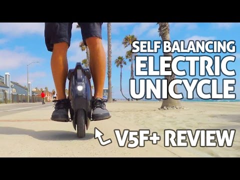 V5F+ Electric Unicycle! REVIEW - Self Balancing 'One Wheel Hoverboard' - UCgyvzxg11MtNDfgDQKqlPvQ