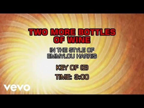 Emmylou Harris - Two More Bottles Of Wine (Karaoke) - UCQHthJbbEt6osR39NsST13g