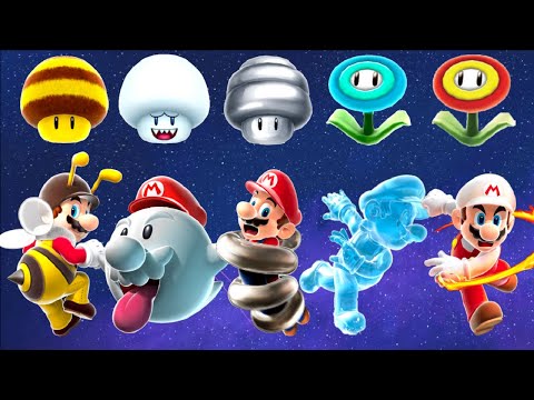 Super Mario Galaxy - All Power-Ups - UCg_j7kndWLFZEg4yCqUWPCA