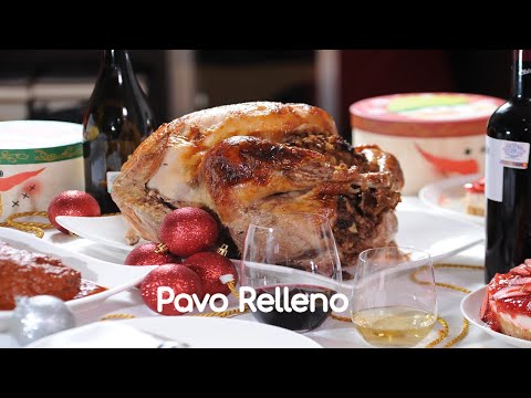 Pavo relleno navideño - Stuffed turkey - Recetas para navidad - UCvg_5WAbGznrT5qMZjaXFGA