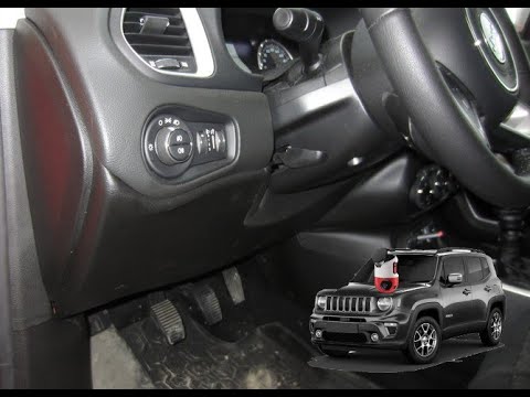 Как снять нижние панели приборной панели Jeep Renegade: пошаговая инструкция