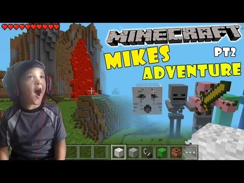 Mikes Minecraft Adventure pt 2 The Lava Seed - w/ Face / Scare Cam (5 Year Old, iOS Gameplay) - UCC-RHF_77zQdKcA75hr5oTQ