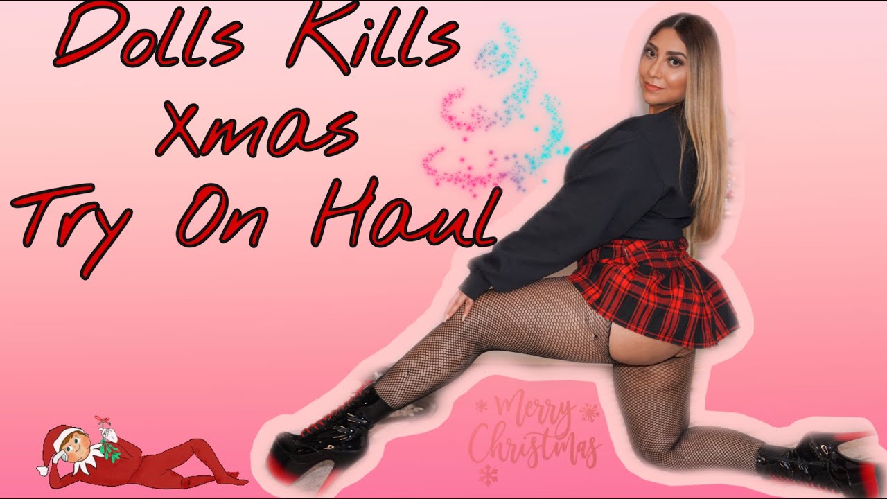 Dolls Kill Christmas  Try On Haul   In 4K