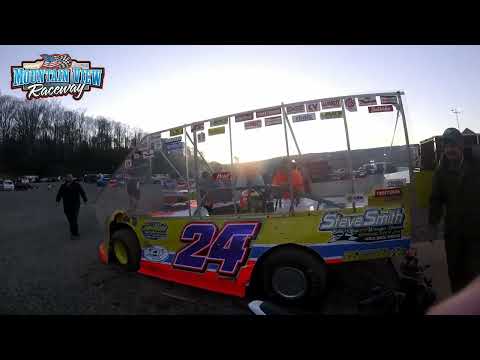 Winner Cheaters Race #24 Barry Goodman - Limited - 3-23-24 Mountain View Raceway - In-Car Camera - dirt track racing video image