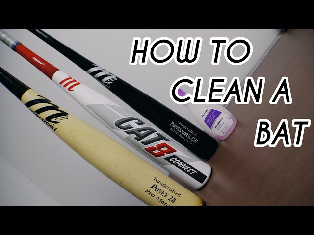 How to Clean a Wood Baseball Bat in 5 Easy Steps