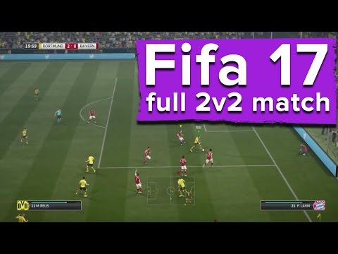 13 minutes of Fifa 17 gameplay - The first ever 2 v 2 match from Gamescom 2016 - UCciKycgzURdymx-GRSY2_dA
