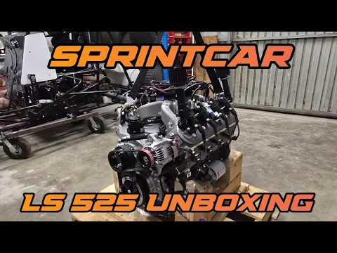 LS Sprintcar 525 Motor Unboxing. - dirt track racing video image