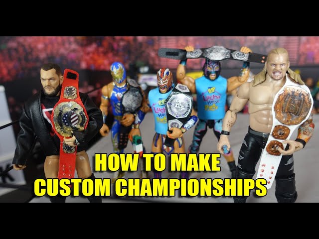 How To Make A Wwe Belt For Figures?