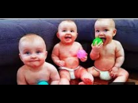 Funny Triplets Babies Cute Multiplied by Three, Trouble Three too