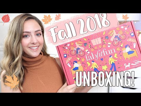 FabFitFun Fall 2018 Unboxing!! - UCsWQWXOPongqZJM5D3B_oRQ