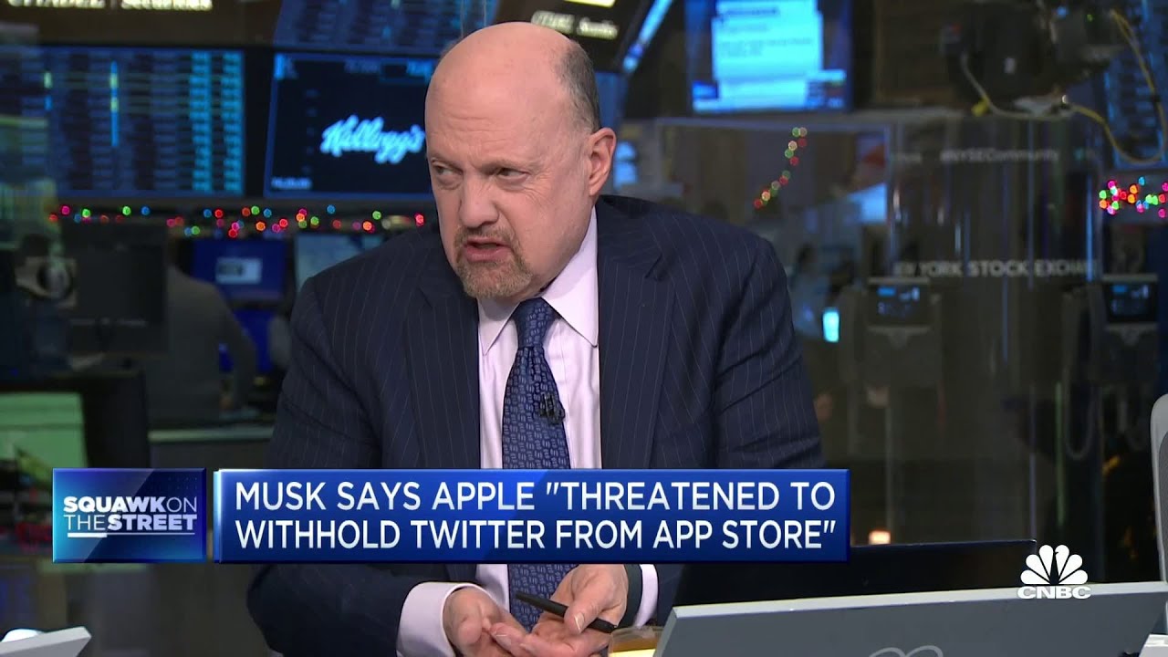 Elon Musk is as ‘wrong as you can get’ on Apple criticism, says Jim Cramer