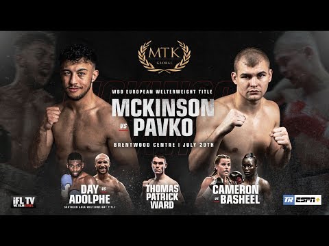 LIVE PROFESSIONAL BOXING! - MTK GLOBAL PRESENTS ... 'MTK FIGHT NIGHT' FROM BRENTWOOD ARENA, ESSEX
