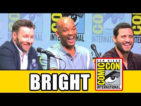 BRIGHT Comic Con Panel - Will Smith, Joel Edgerton, Noomi Rapace - UCS5C4dC1Vc3EzgeDO-Wu3Mg