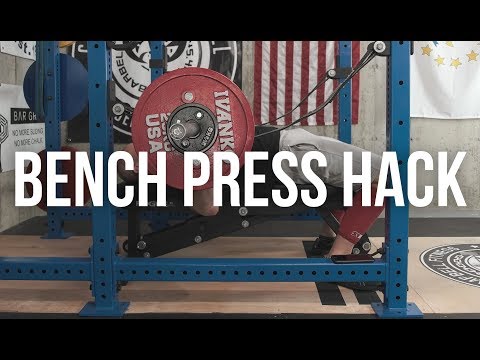 Home Gym Bench Press Hack - UCNfwT9xv00lNZ7P6J6YhjrQ