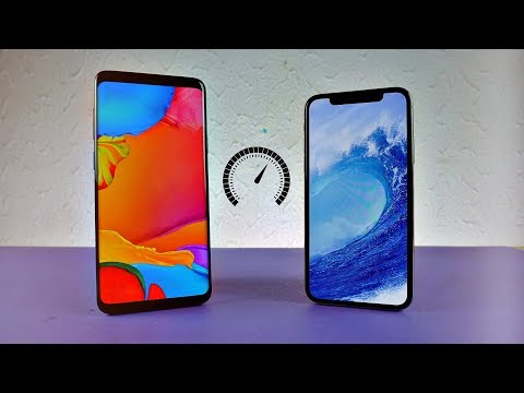 Samsung Galaxy S9 Plus vs iPhone X - Speed Test! (4K) - UCTqMx8l2TtdZ7_1A40qrFiQ