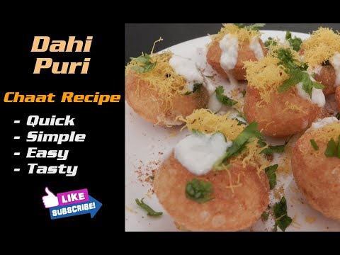Kitchen Recipes - How to Make Dahi Puri Recipe, Chaat Recipe, Chutney Recipe
